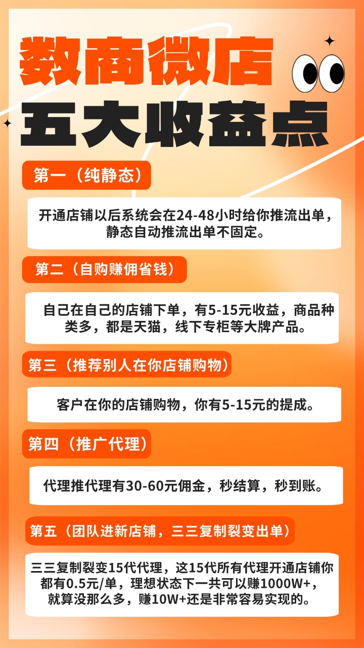 数商微店，全新玩法，总部一手对接，扶持拉满，即将火爆上线